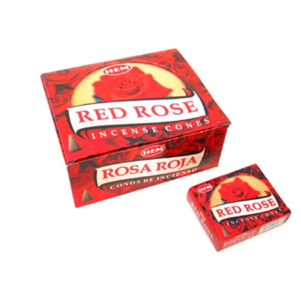 Hem Red Rose Incense Cones