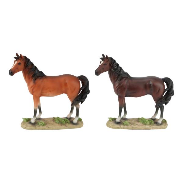Standing Horse On Base - 21cm