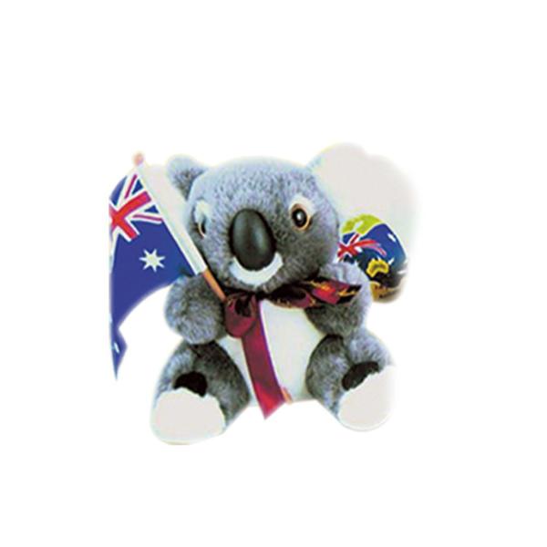 Koala With Flag - 16cm