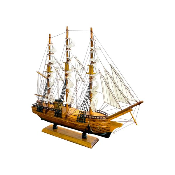 Assorted Wooden Model Sail Boat - 50cm