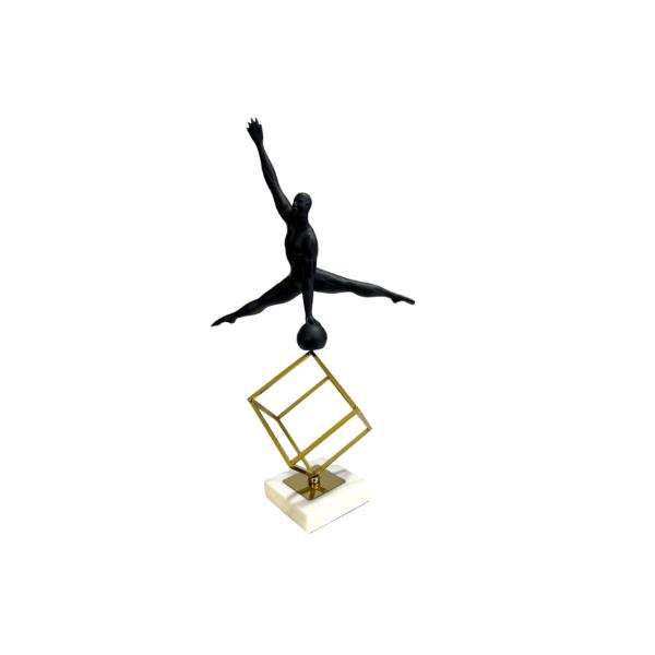 Marble Base With Hand And Gold Stand Table Decor