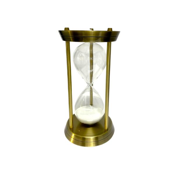 Golden Sand Hour Glass Table Decor