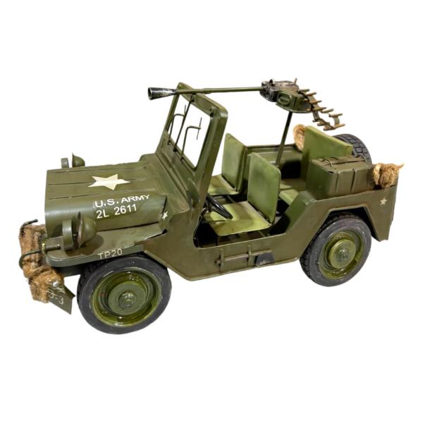 Old Jeep Model Army Car