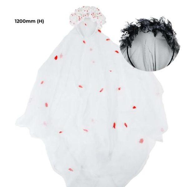 Bloody Vail Headband - 120cm