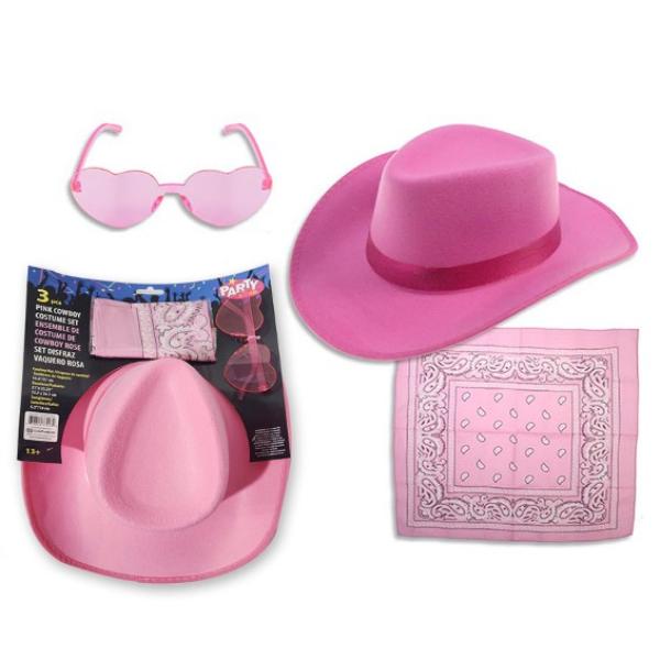 Party Pink Cowboy Costume Set