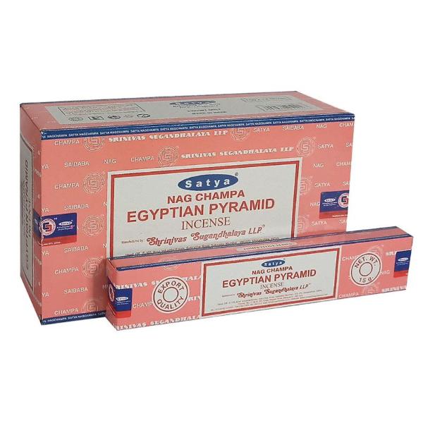 12 Pack Satya Egyptian Pyramid Incense Sticks