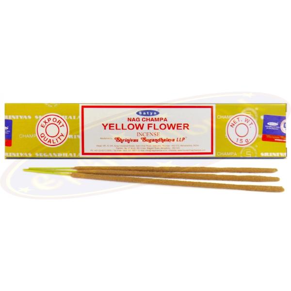 Satya Nag Champa Yellow Flower Masala Incense