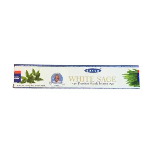 White Sage Premium Satya Masala Incense - 15g