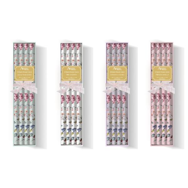 4 Pack Jardin Floral Scented Draw Liner