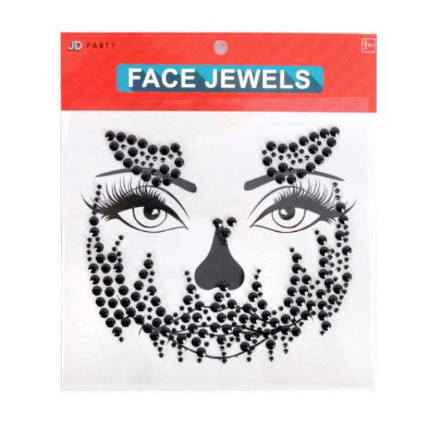 Halloween Black Face Jewels