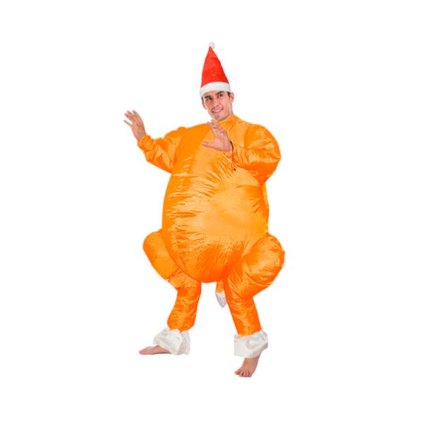 Adult Inflatable Christmas Chicken Costume