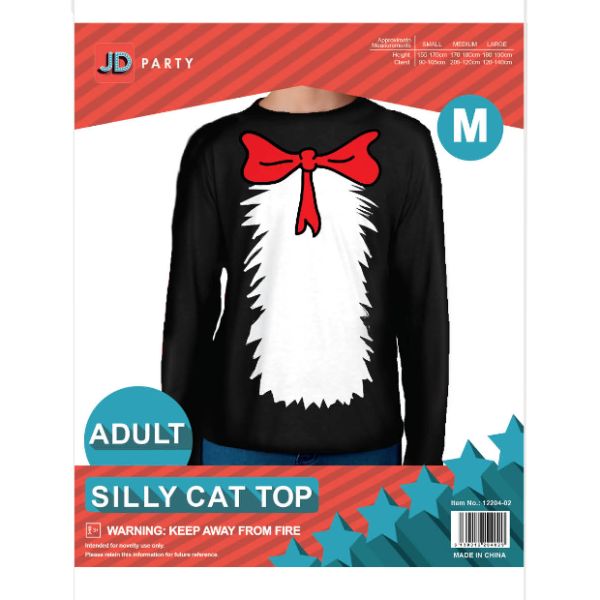 Adult Silly Cat Top - Medium