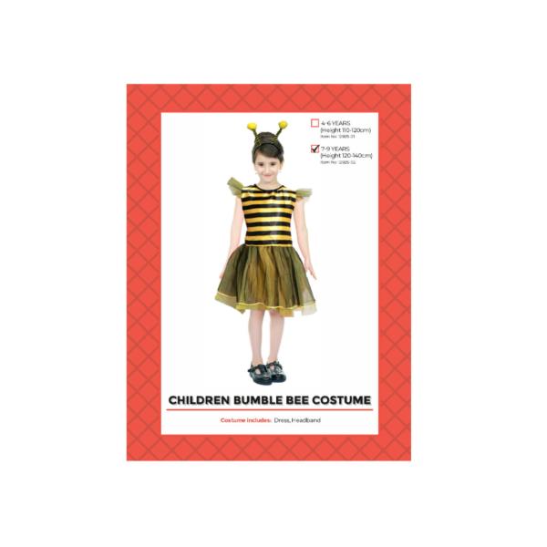 Children Bumble Bee Costume - 7 - 9 Years