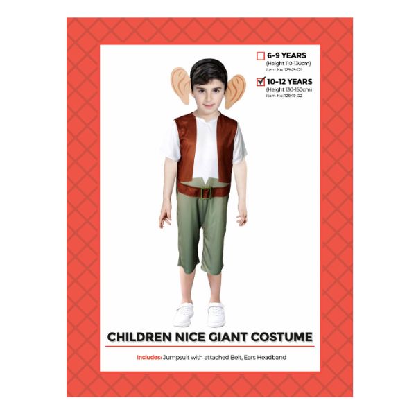 Children Nice Giant Costume - 10 - 12 Years