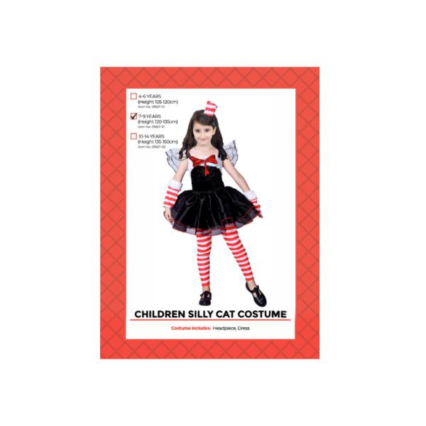 Children Silly Cat Costume - 7 - 9 Years