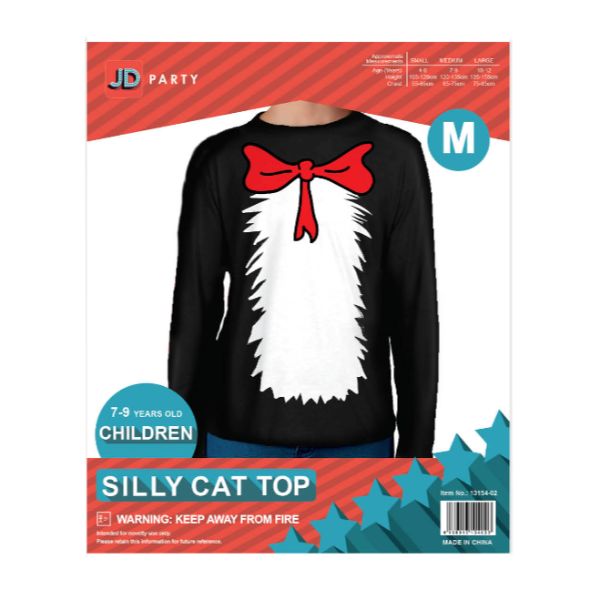 Children Silly Cat Top - Medium