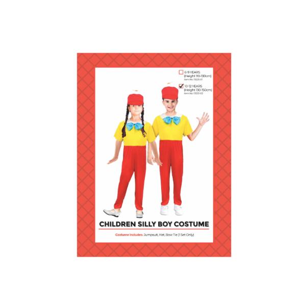Children Silly Boy Costume - 10 - 12 Years