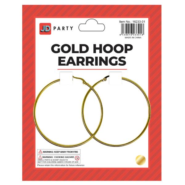 Gold Hoop Earrings