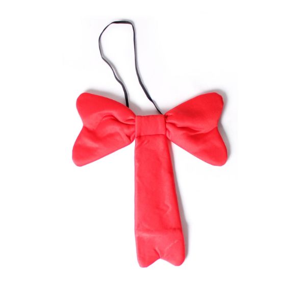 Jumbo Red Silly Cat Bow Tie