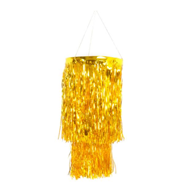 Gold Metallic 2 Tier Chandelier