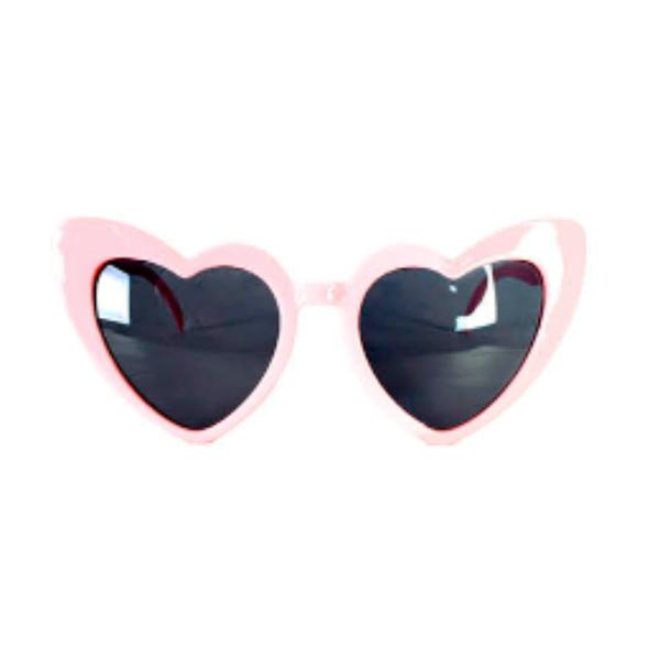Light Pink Heart Party Glasses