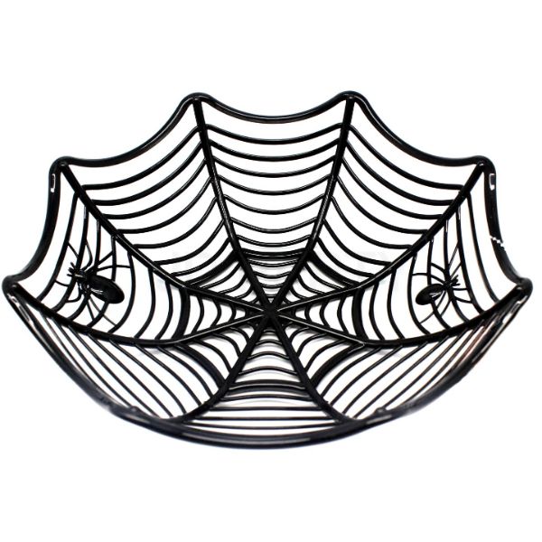 Black Spider Web Basket