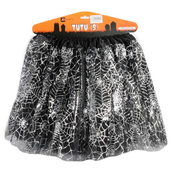 Halloween Black & White Spiderweb Tutu