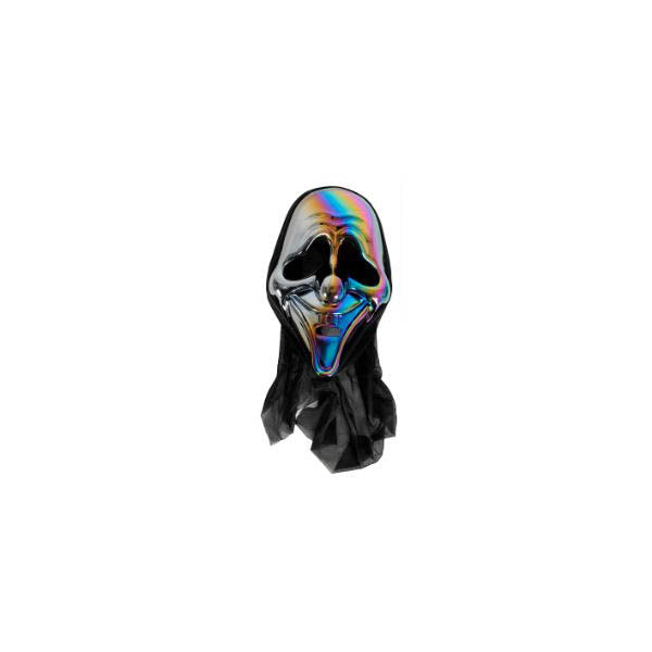 Holographic Clown Ghost Mask