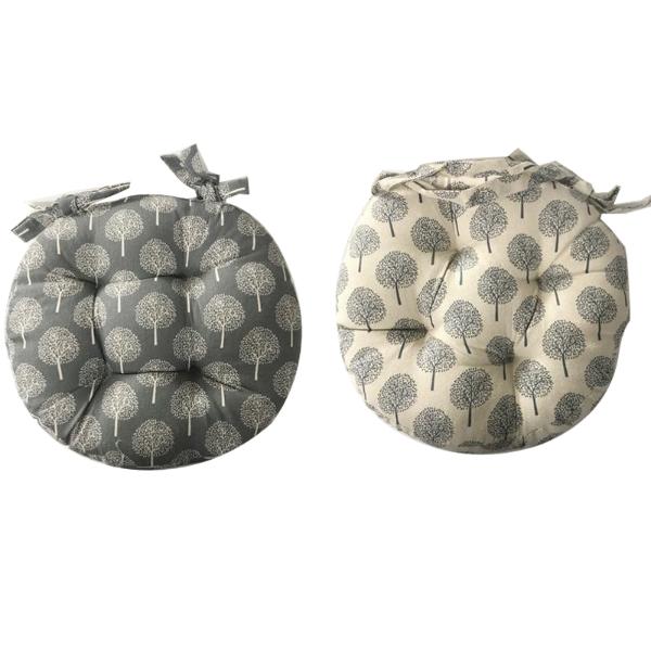Round Tree Pattern Chair Cushion - 40cm