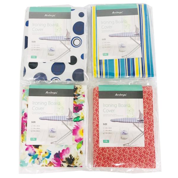 Assorted Cotton Ironing Board Cover - 140cm x 50cm