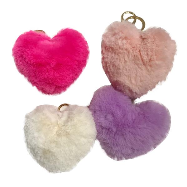 Plush Heart Keychain - 10cm