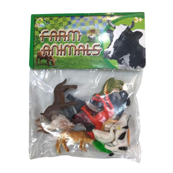 12 Pack Farm Animals Toys