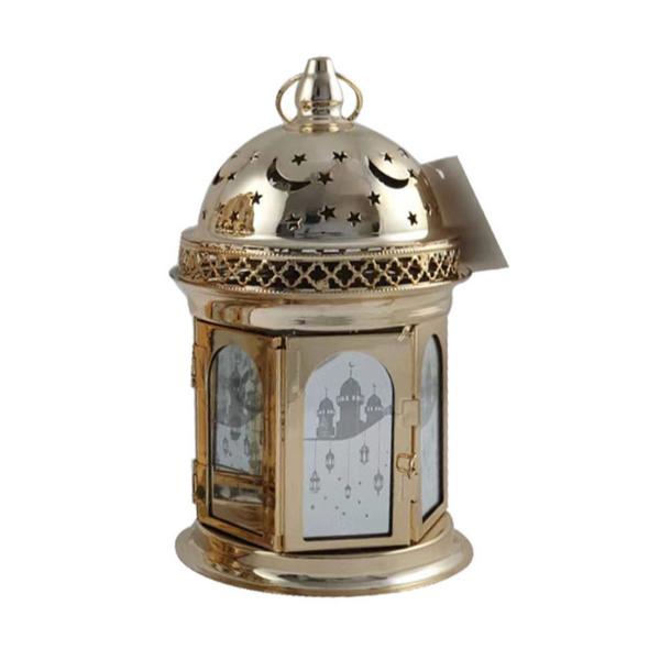 Ramadan Metal Led Lantern - 12.5cm x 21cm