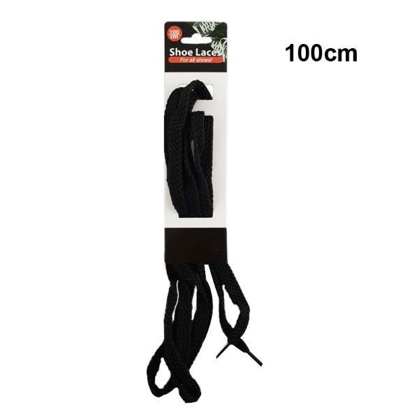Black Shoe Laces - 100cm