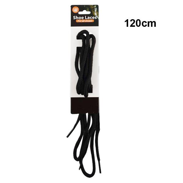 Black Shoe Laces - 120cm
