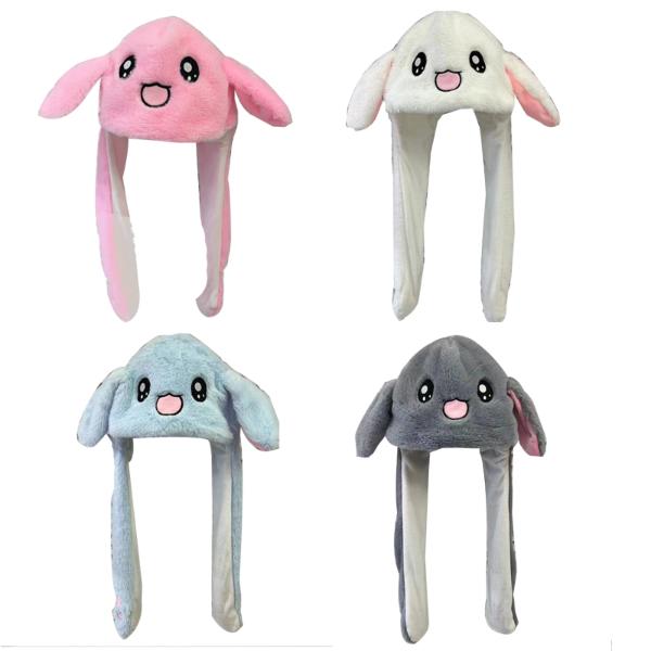 Plush Animal Head Hat Bunny Dancing Ears