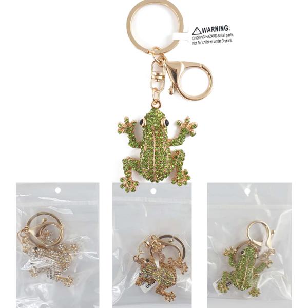 KEYRING DIAMANTE FROG