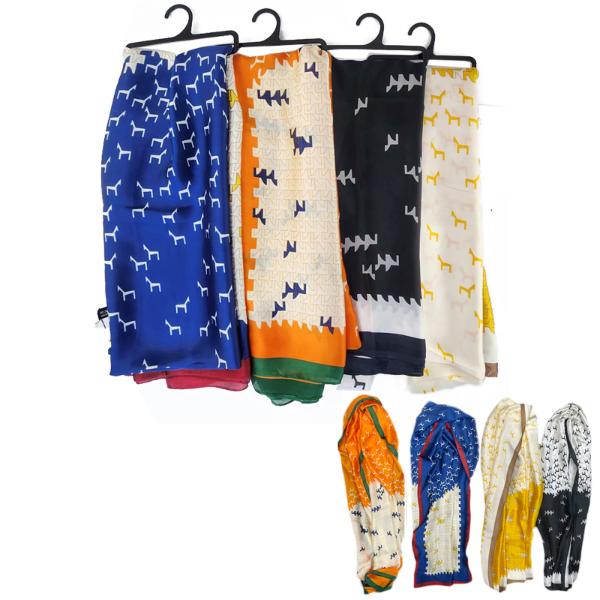 SCARF 80X180CM 4ASST
