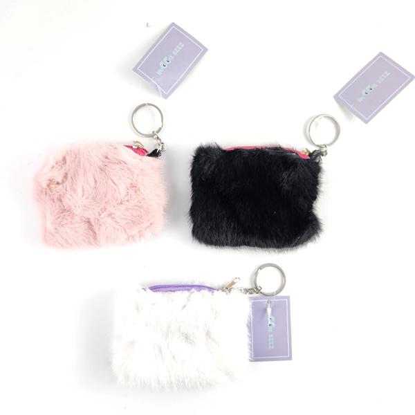 Fluffy Purse Bag - 11cm x 8.5cm