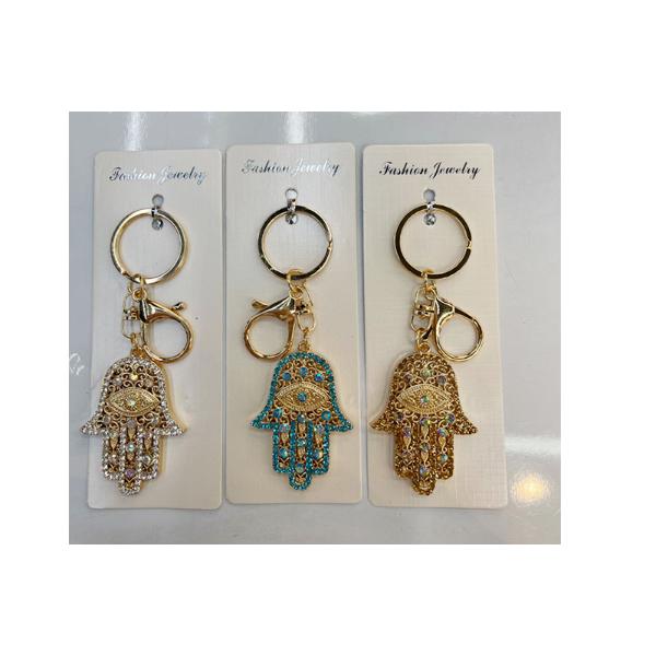 Diamante Eye Keyring