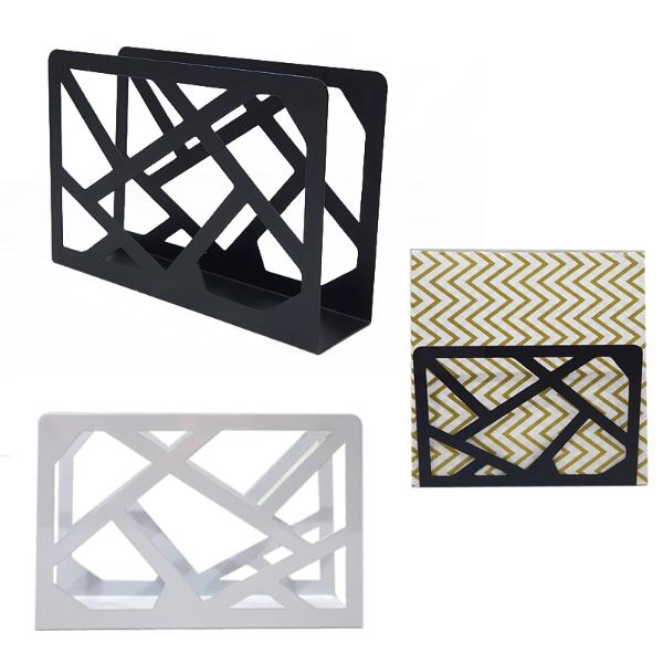 Metal Napkin Holder - 15cm x 4cm x 10cm
