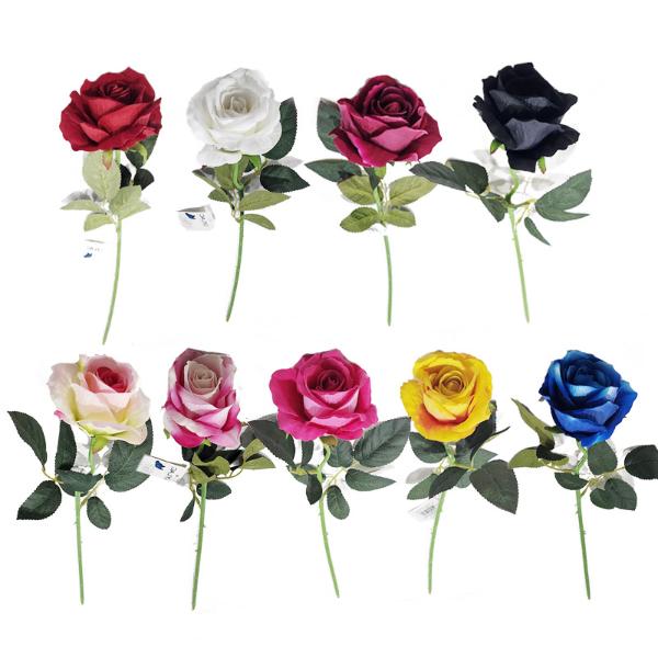 Single Rose Flower - 9.5cm x 50cm