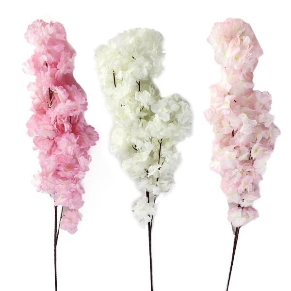 3 Branch Cherry Flower Blossom - 92cm