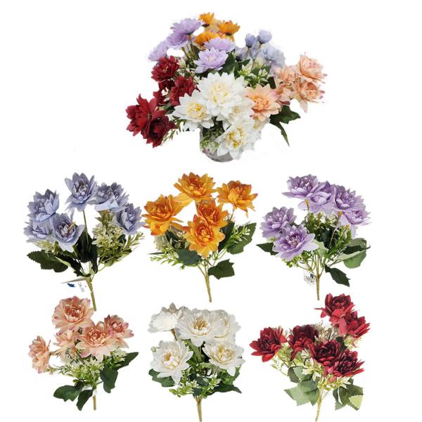 6 Mini Dalla Flower Bunch