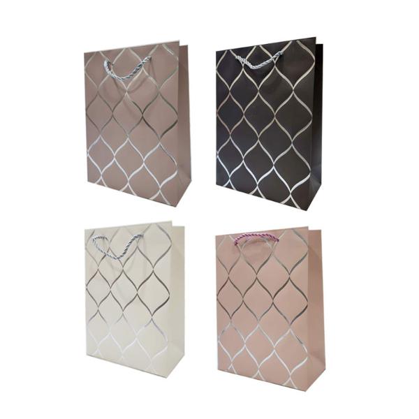 Diamond Shapes Gift Bag - 18cm x 23.5cm x 8cm