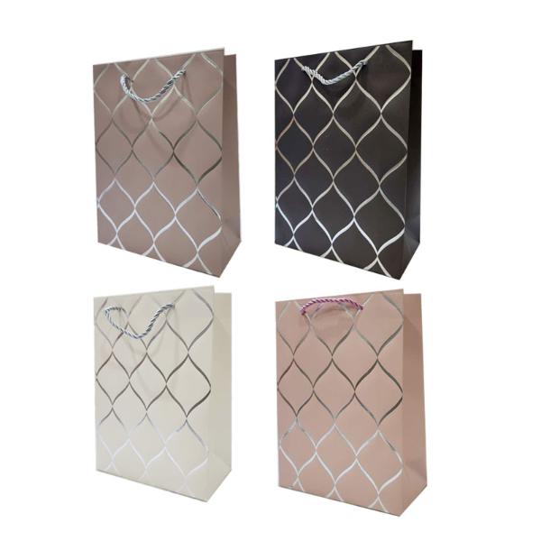 Diamond Shapes Gift Bag - 26cm x 32cm x 10cm