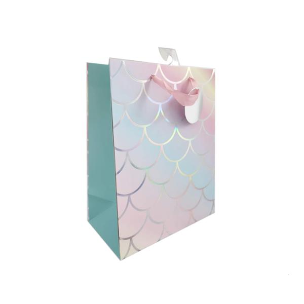 Mermaid Pattern Gift Bag - 18cm x 23cm x 10cm