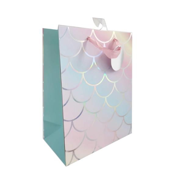 Mermaid Pattern Gift Bag - 26cm x 32cm x 10cm
