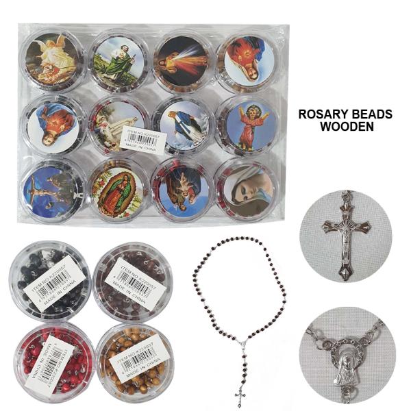 Religion Wooden Rosary Beads