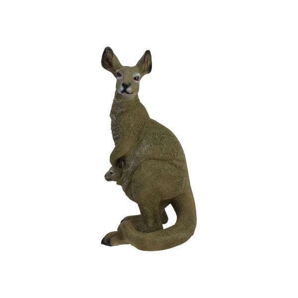 Standing Garden Kangaroo With Joey - 55cm